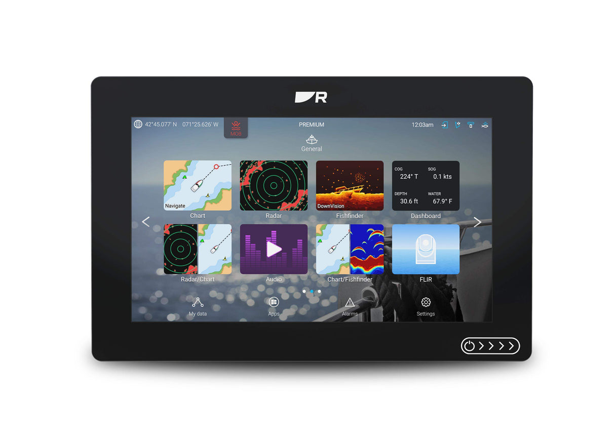 Raymarine AXIOM 2 9" yhdistelmälaite ilman anturia + Pohjois-Euroopan kartta