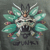 Gunki Chief Khaki Zip Sweat huppari