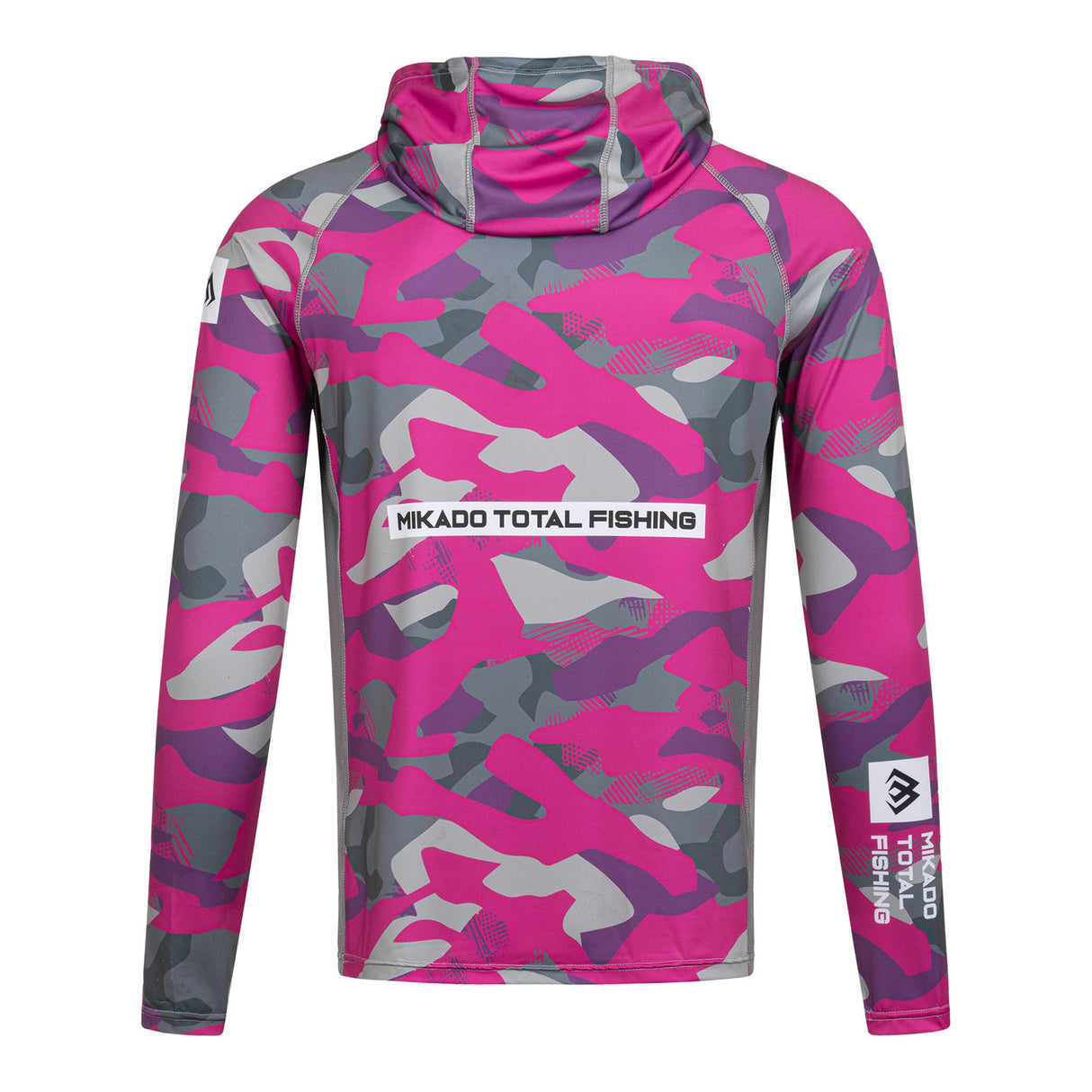Mikado UPF50+ Lady Camo kalastuspaita hupulla