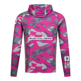 Mikado UPF50+ Lady Camo kalastuspaita hupulla