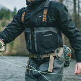 Grundens Turbulence Hybrid Hoodie Black huppari / takki - Happy Angler