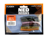 Fladen NED Worm Mix 7 cm jigi 6 kpl/pkt - Happy Angler