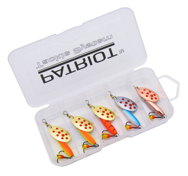 Patriot Finny 7,5 g lippa lajitelma 5 kpl/pkt - Happy Angler