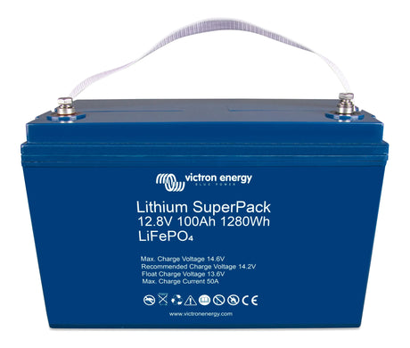 Victron Lithium SuperPack 12V 100 Ah High Current litiumakku - Happy Angler