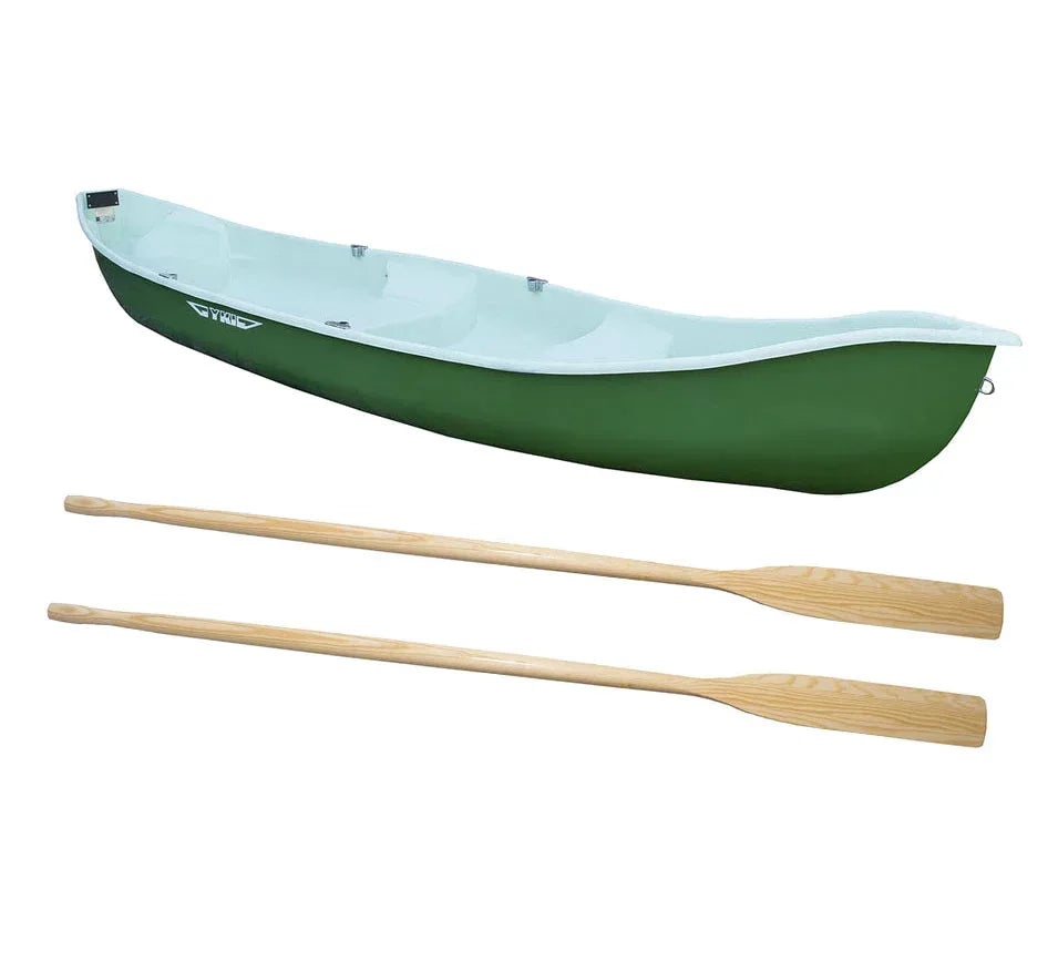 Yki 440 vene-eräkanootti + airot - Happy Angler