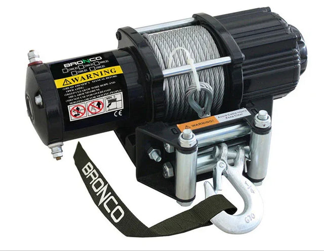 Bronco Gen II Winch 4500 Wire sähkövinssi - Happy Angler