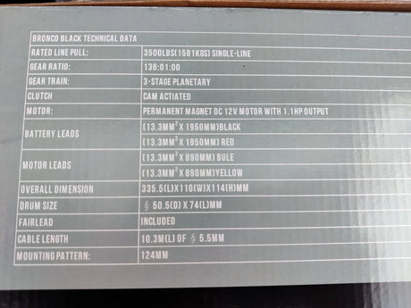 Bronco Black Edition 3500 sähkövinssi - Happy Angler