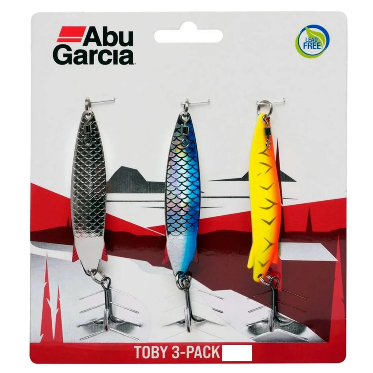 Abu Garcia Toby 28 g 3-Pack lusikkauistin - Happy Angler