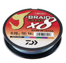 Daiwa J-Braid Grand X8 multicolor 300 m kuitusiima - Happy Angler