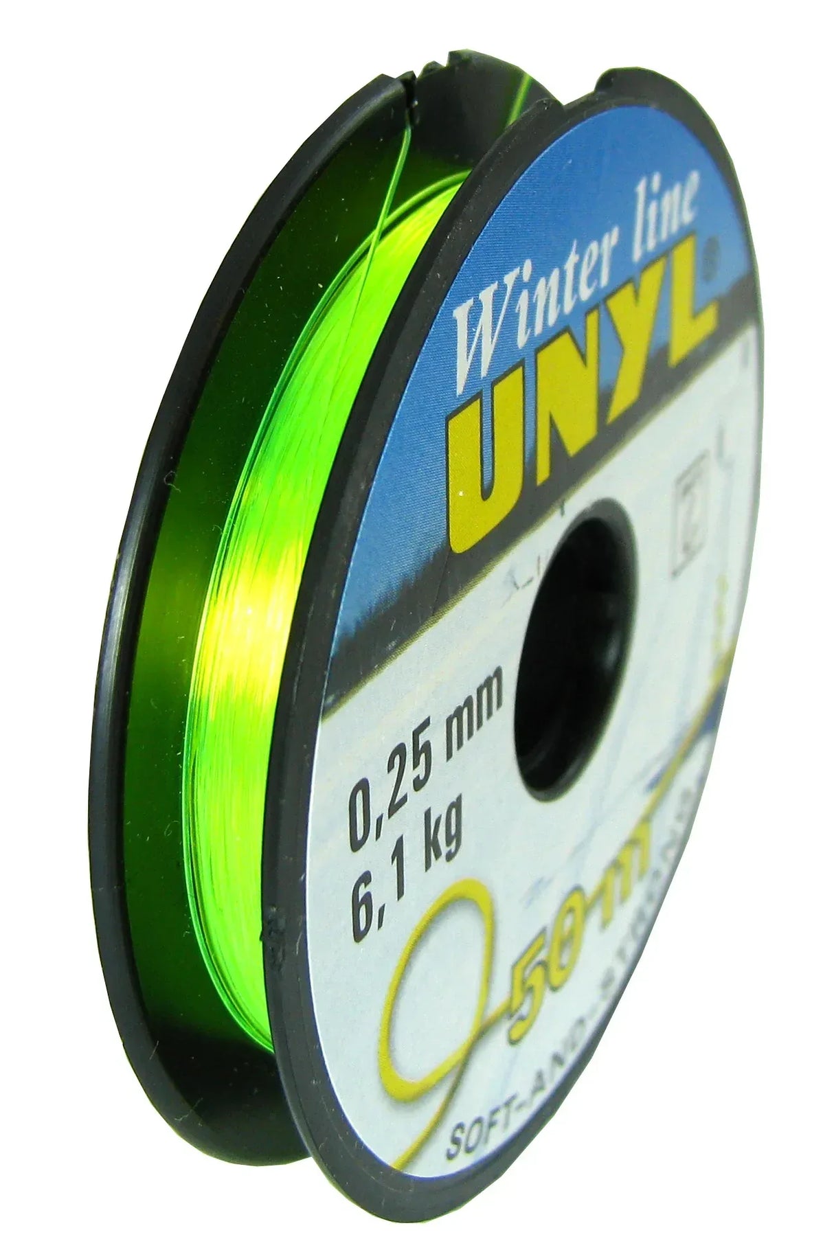 Unyl Winter 50 m keltainen monofiilisiima - Happy Angler