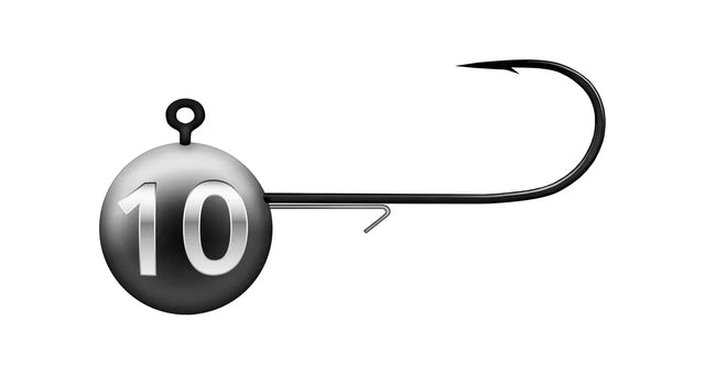 K.P Baits jigipää Round 10 g 4 kpl/pkt - Happy Angler