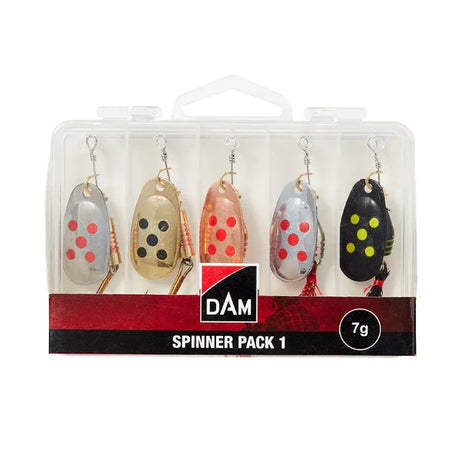 DAM Spinner Pack 7 g lippalajitelma 5 kpl/pkt - Happy Angler