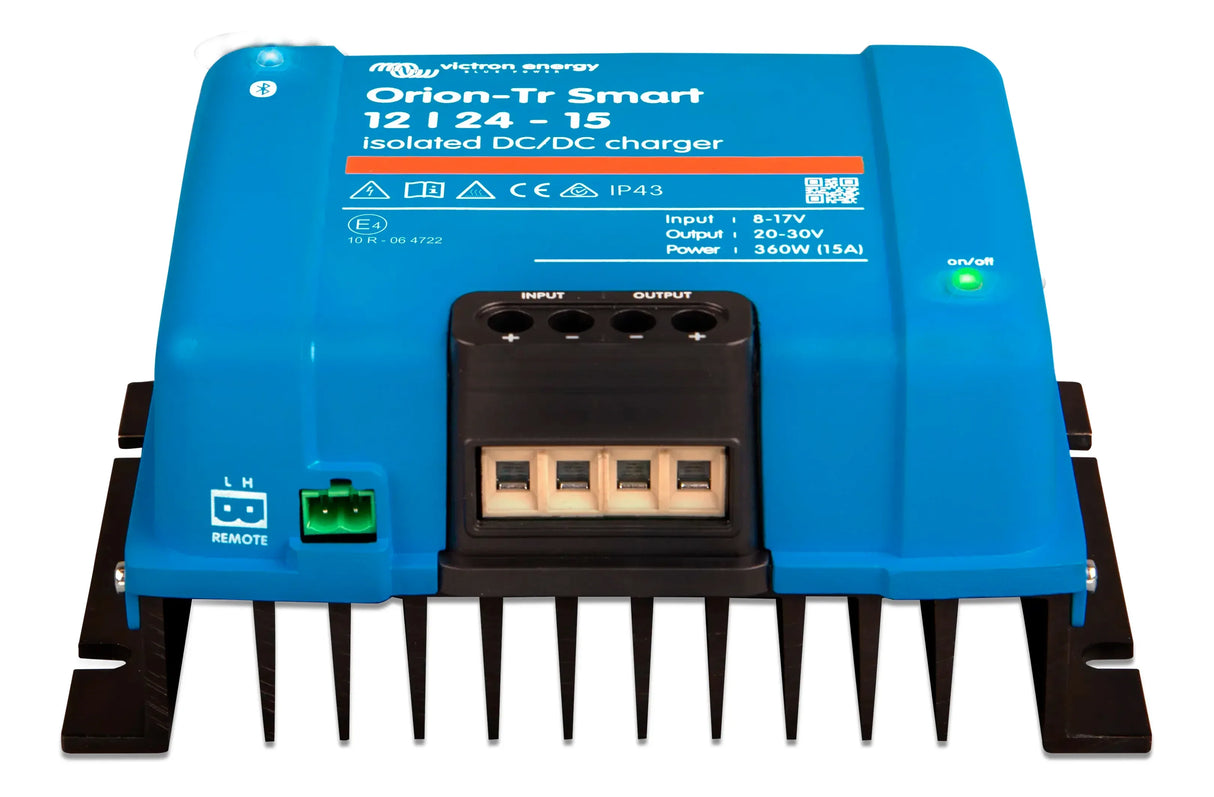 Victron Orion-Tr Smart 12/24V 15A DC-DC laturi - Happy Angler