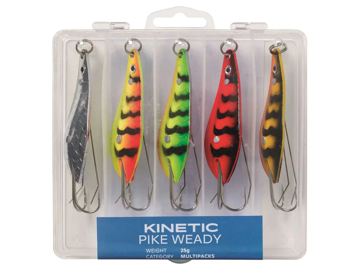 Kinetic Weady 25 g lusikkalajitelma 5 kpl/pkt - Happy Angler