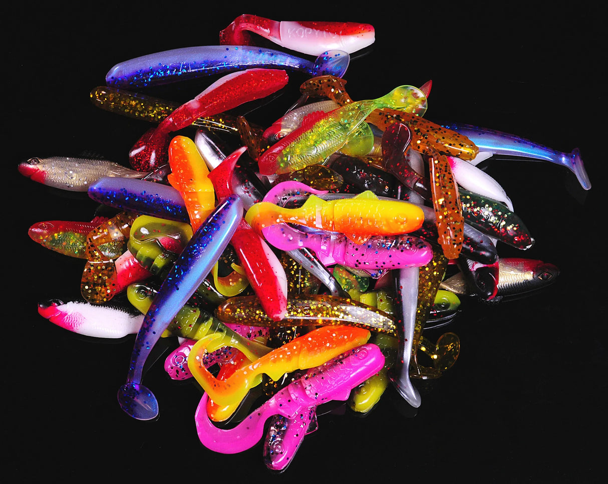 Team K.P Baits Överi Pro jigilajitelma 195 kpl + vieherasia 2kpl + mittatarra - Happy Angler