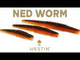 Westin NED Worm Dark Water Mix 9 cm jigi 6 kpl/pkt